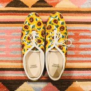American Apparel Sunflower Shoes